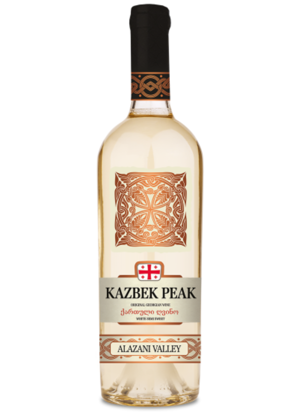 KAZBEK PEAK SEMI SWEET WHITE ALAZANI VALLEY 0,75L