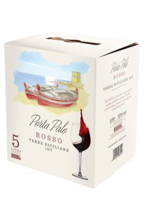 BAG-IN-BOX PORTA PALO ROSSO 5L