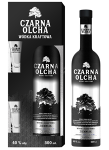 CZARNA OLCHA WÓDKA KRAFTOWA ZIEMNIAK 0,5L + GIFT BOX