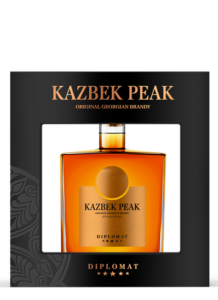 KAZBEK PEAK BRANDY DIPLOMAT 0,5L + GIFT BOX