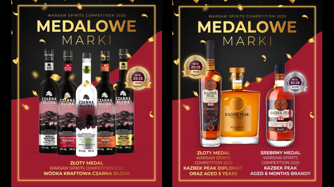 Warsaw Spirits Competition 2025 – successes of brands from Partner Center's portfolio